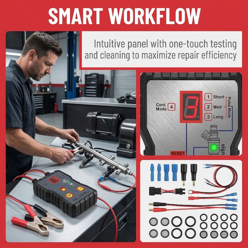 Fuel Injector Tester - Car Engine Fuel Injector Tester and