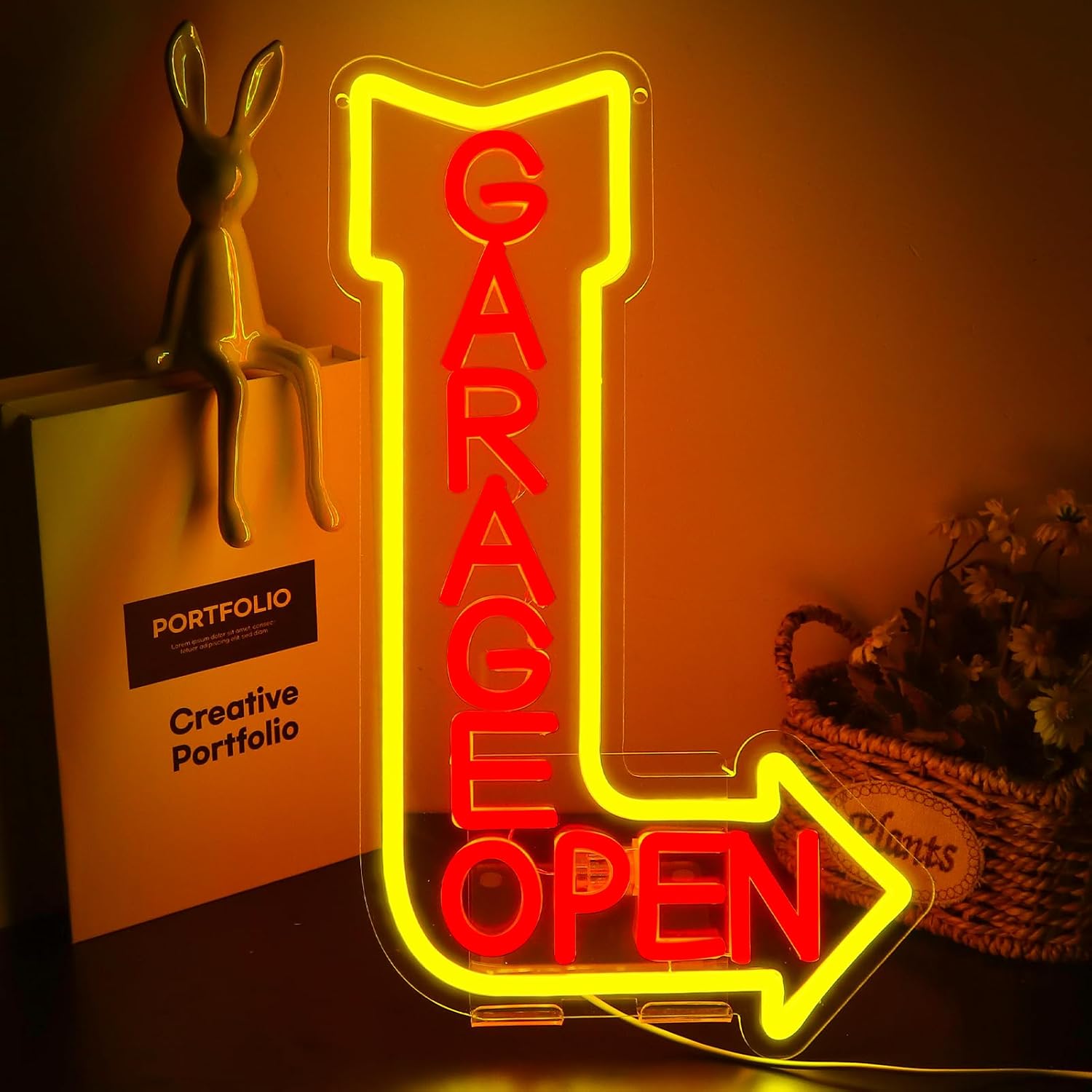  Garage Open Neon Sign USB Po - Auto Repair Shop Open 评论和价格