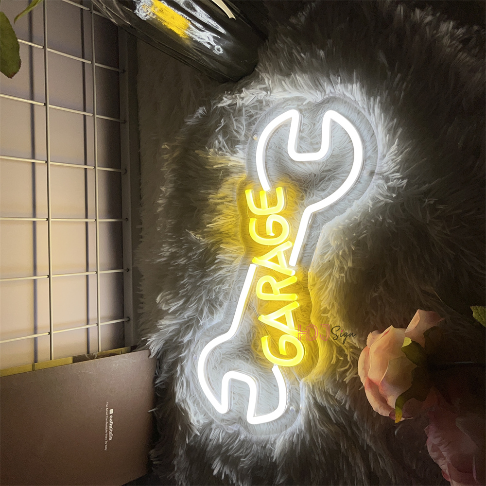 Garage Neon Sign Car Check Aut - Auto Repair Shop Open 评论和价格
